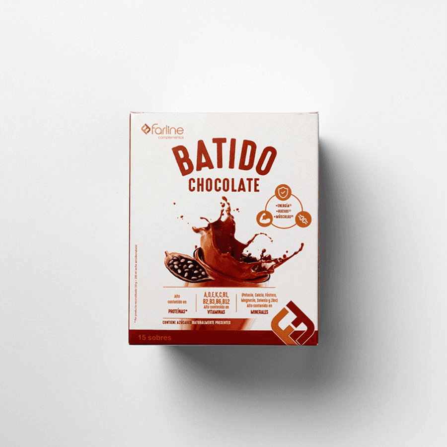 Farline Complementos Batido Sabor Chocolate 15 sobres x 30g