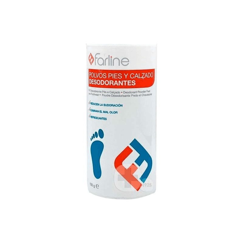 Farline Polvos Desodorantes para Pies 100g