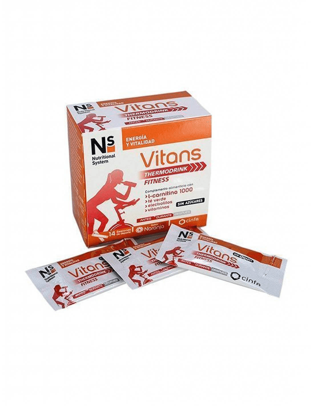 NS Nutritional System Vitans Thermodrink Fitness 12 sobres